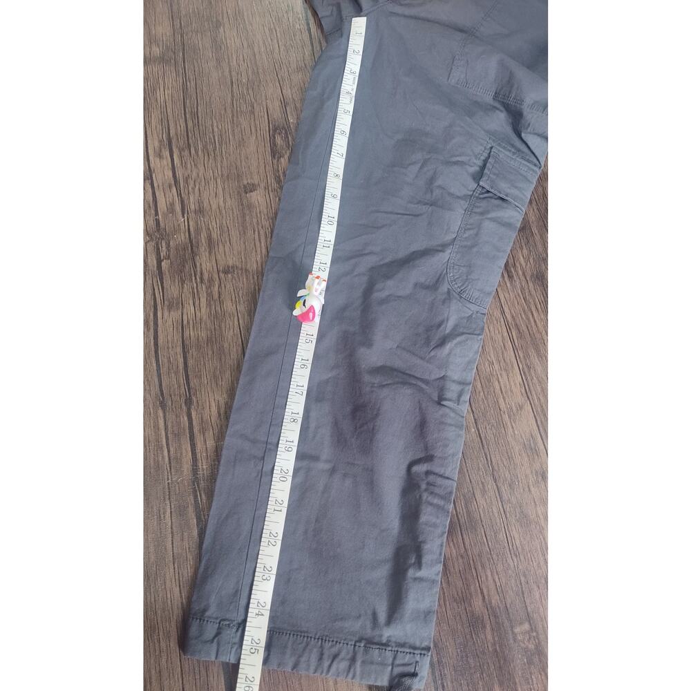 Social Standard By Sanctuary Washed Black Dark Gray Poplin Cargo Pants NWT M - Picture 6 of 10